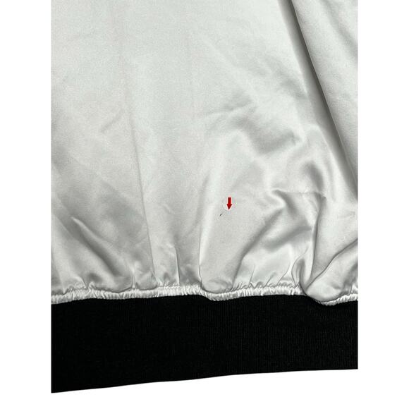 Vintage Y2K Bomber Jacket IZ Byer Size Small Satin Embroidered Baseball Retro - Picture 11 of 11